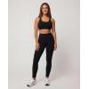 image:imageReal Essentials 3 Pack Womens Workout Athletic Leggings Yoga Pants Tummy Control High Waisted Running Gym Pilates SoftSolid Black  Solid Black  Solid Black  Solid Black