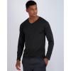 image:imageReal Essentials 4 Pack Mens Dry Fit Long Sleeve VNeck Active TShirt  Athletic Outdoor UPF 50 Available in Big amp TallSet 16