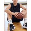image:imageReal Essentials 5 Pack Boys Mesh Active Tank Tops Athletic Workout Sleeveless Muscle Basketball Sports Dry Fit TeenSolid Black  Solid Black  Solid Black  Solid Black  Solid Black