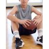 image:imageReal Essentials 5 Pack Boys Mesh Active Tank Tops Athletic Workout Sleeveless Muscle Basketball Sports Dry Fit TeenSolid Black  Solid Navy Blazer  Solid Quiet Shade  Solid Ultimate Grey  Solid Bright White