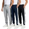image:imageReal Essentials 3 Pack Mens Mesh Jogger  Athletic Sweatpants with Pockets  Active Track Gym Workout Pant Big amp TallSet 7