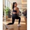 image:imageJuicy Couture Womens Leggings High Waisted Yoga Pants Tummy Control Workout Athletic Compression Running Gym PilatesSolid Black Beauty  Solid Skyway  Solid Charcoal