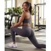 image:imageJuicy Couture Womens Leggings High Waisted Yoga Pants Tummy Control Workout Athletic Compression Running Gym PilatesSolid Charcoal
