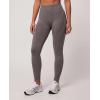 image:imageJuicy Couture Womens Seamless Leggings Yoga Pants Tummy Control High Waisted Running Gym Workout Athletic Pilates SoftSolid Charcoal
