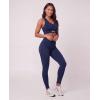 image:imageJuicy Couture Womens Seamless Leggings Yoga Pants Tummy Control High Waisted Running Gym Workout Athletic Pilates SoftSolid Medieval Blue