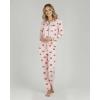 image:imageReal Essentials 2 Pack Womens Soft Pajama Set  Button Down Top and Lounge Sleep PJ Pants  Matching Sleepwear Plus SizeLong Sleeve  Set 10