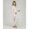 image:imageReal Essentials 2 Pack Womens Soft Pajama Set  Button Down Top and Lounge Sleep PJ Pants  Matching Sleepwear Plus SizeLong Sleeve  Set 3