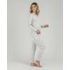 image:imageReal Essentials 2 Pack Womens Soft Pajama Set  Button Down Top and Lounge Sleep PJ Pants  Matching Sleepwear Plus SizeLong Sleeve  Set 7