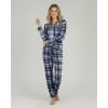 image:imageReal Essentials 2 Pack Womens Soft Pajama Set  Button Down Top and Lounge Sleep PJ Pants  Matching Sleepwear Plus SizeLong Sleeve  Set 8