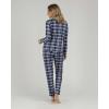 image:imageReal Essentials 2 Pack Womens Soft Pajama Set  Button Down Top and Lounge Sleep PJ Pants  Matching Sleepwear Plus SizeLong Sleeve  Set 8