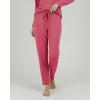 image:imageReal Essentials 2 Pack Womens Soft Pajama Set  Button Down Top and Lounge Sleep PJ Pants  Matching Sleepwear Plus SizeLong Sleeve  Set 9