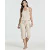 image:imageReal Essentials 2 Pack Womens Tank Top amp Capri Pajama Set  SuperSoft Sleeveless Summer Loungewear Plus Size AvailableSet 2