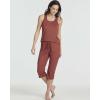 image:imageReal Essentials 2 Pack Womens Tank Top amp Capri Pajama Set  SuperSoft Sleeveless Summer Loungewear Plus Size AvailableSet 5
