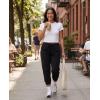 image:imageReal Essentials 3 Pack Womens Fleece Capri Joggers Athletic Lounge Gym Running Sweatpants with Pockets Available in PlusSolid Black  Solid Burgundy  Grey Heather