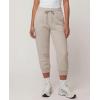 image:imageReal Essentials 3 Pack Womens Fleece Capri Joggers Athletic Lounge Gym Running Sweatpants with Pockets Available in PlusSolid Black  Solid Chocolate Torte  Solid Moonbeam