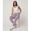 image:imageReal Essentials 3 Pack Womens Fleece Capri Joggers Athletic Lounge Gym Running Sweatpants with Pockets Available in PlusSolid Black  Solid Iceberg Green  Solid Orchid Petal