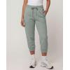 image:imageReal Essentials 3 Pack Womens Fleece Capri Joggers Athletic Lounge Gym Running Sweatpants with Pockets Available in PlusSolid Black  Solid Iceberg Green  Solid Orchid Petal