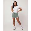 image:imageReal Essentials 3 Pack Womens Fleece Shorts Athletic Workout Running Gym Yoga Sweat Lounge with Pockets Comfy CottonSolid Black  Solid Iceberg Green  Solid Orchid Petal