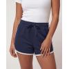 image:imageReal Essentials 3 Pack Womens Fleece Shorts Athletic Workout Running Gym Yoga Sweat Lounge with Pockets Comfy CottonSolid Black  Solid Navy Blazer  Charcoal Heather