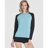 image:image4Pack Womens Long Sleeve Rash Guard Swimwear with UPF Sun Protection Plus Size Available by Real EssentialsLong Sleeve Set 1
