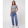 image:imageReal Essentials 3 Pack Womens Cropped Cap Sleeve Ribbed Cotton T Shirts Crop Tops Crew Neck Tees Casual Summer Spring TopsSolid Black  Grey Heather  Solid Bright White