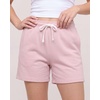 image:imageReal Essentials 3 Pack Womens Fleece Lounge Shorts Athletic Workout Gym Sweat Sleep Casual Comfy with PocketsSolid Black  Solid Ballad Blue  Solid Pale Lilac