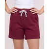 image:imageReal Essentials 3 Pack Womens Fleece Lounge Shorts Athletic Workout Gym Sweat Sleep Casual Comfy with PocketsSolid Black  Solid Burgundy  Grey Heather