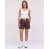 image:imageReal Essentials 3 Pack Womens Fleece Lounge Shorts Athletic Workout Gym Sweat Sleep Casual Comfy with PocketsSolid Black  Solid Chocolate Torte  Solid Moonbeam