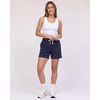 image:imageReal Essentials 3 Pack Womens Fleece Lounge Shorts Athletic Workout Gym Sweat Sleep Casual Comfy with PocketsSolid Black  Solid Navy Blazer  Charcoal Heather