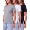 Solid Black  Solid Bright White  Grey Heather