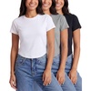 Solid Black  Grey Heather  Solid Bright White