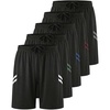 image:imageReal Essentials 5 Pack Mens DryFit 7 Active Athletic Sweat Resistant Performance Workout Shorts Available in Big amp TallSet 6