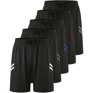image:imageReal Essentials 5 Pack Mens DryFit 7 Active Athletic Sweat Resistant Performance Workout Shorts Available in Big amp TallSet 6