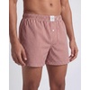 image:imageReal Essentials 3 Pack Mens Woven Cotton Poplin Lounge Shorts Sleep Casual Comfy Loose Fit Elastic Waist PJ Bottoms PocketsSolid Black  Iceberg Green Stripe  Red Ochre Stripe