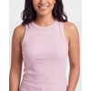 image:imageReal Essentials 3 Pack Womens Ribbed Cotton Tank Tops Sleeveless Crew Neck Stretchy Casual Summer Spring Basic Trendy TopsSolid Black  Solid Ballad Blue  Solid Pale Lilac