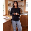 image:imageReal Essentials 4 Pack Womens Cotton ClassicFit LongSleeve Crewneck TShirt Available in Plus SizeSet 13