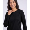 image:imageReal Essentials 4 Pack Womens Cotton ClassicFit LongSleeve Crewneck TShirt Available in Plus SizeSet 13