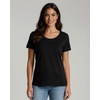 image:imageReal Essentials 4 Pack Womens Cotton Short Sleeve TShirt  Casual Scoop Crew Neck Tops Tee Available in Plus SizeSet 14