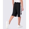 image:imageReal Essentials 5 Pack Boys Dry Fit Basketball Shorts for Youth Kids Teens  Athletic Running Soccer Sports with PocketsSet J