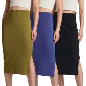 image:image3Pack Ribbed Knit Midi Skirts for Women by Real EssentialsSet 4