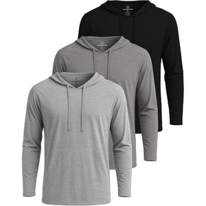 image:imageReal Essentials 3 Pack Mens Cotton Lightweight Casual Pullover Drawstring Hoodie With Pocket Available In Big amp TallSet 13