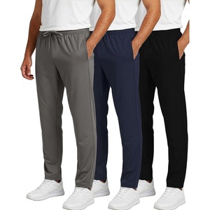 image:imageReal Essentials 3 Pack Mens Sweatpants  Athletic Track Pants with Pockets  Workout Running amp Lounge Big and TallSet 9