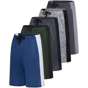 image:imageReal Essentials 5 Pack Boys Dry Fit Basketball Shorts for Youth Kids Teens  Athletic Running Soccer Sports with PocketsSet a