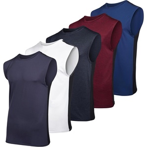 image:imageReal Essentials Mens Dry Fit Tank Tops Sleeveless Workout Shirts MoistureWicking Muscle Tank Gym Running Big amp TallRegular Size  Set G