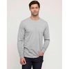 image:imageReal Essentials 3 Pack Mens Cotton Long Sleeve Crew Neck TShirt with Pocket  Soft Work Casual Jersey Tees Big amp TallSet 13