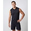 image:imageReal Essentials 3 Pack Mens DryFit Active Hooded Tank Top  Workout Sleeveless Hoodie Drawstring Available in Big amp TallSet 10
