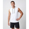 image:imageReal Essentials 3 Pack Mens DryFit Active Hooded Tank Top  Workout Sleeveless Hoodie Drawstring Available in Big amp TallSet 12