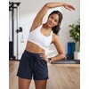image:imageReal Essentials 3 Pack Womens Athletic Running Shorts  Hiking Gym Yoga Workout Casual Lounge with Pockets Plus AvailableSet 11