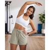 image:imageReal Essentials 3 Pack Womens Athletic Running Shorts  Hiking Gym Yoga Workout Casual Lounge with Pockets Plus AvailableSet 12