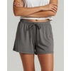 image:imageReal Essentials 3 Pack Womens Pajama Shorts Sleep Lounge Sweatshorts Comfy Sleepwear Bottoms Available In Plus SizeSet L